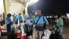 Kloter BTH 13 Jadi Rombongan Pertama Jamaah Haji Jambi yang Pulang (Foto: RRI)