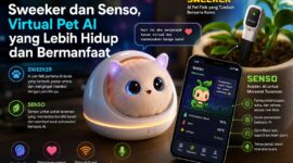 AI Bawa Tamagotchi ke Level Baru Lewat Sweeker dan Senso (Foto: Ilustrasi AI)