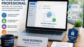 Email Bisnis Profesional Jadi Kunci Kredibilitas dan Keamanan UMKM (Foto:Ilustrasi AI)