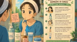 Cara Menghilangkan Komedo di Dagu agar Tidak Muncul Lagi (Foto: Ilustrasi AI)