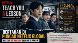 Teach You A Lesson Bertahan di Puncak Netflix Global (Foto:Ilustrasi AI)