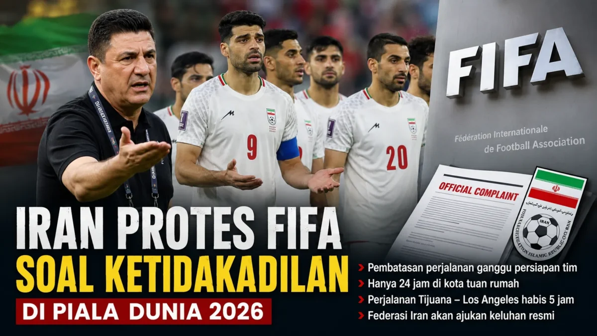 Iran Layangkan Protes Keras kepada FIFA (Foto : Ilustrasi AI)