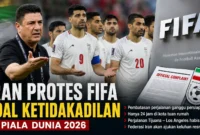 Iran Layangkan Protes Keras kepada FIFA (Foto : Ilustrasi AI)