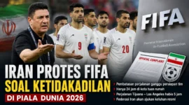 Iran Layangkan Protes Keras kepada FIFA (Foto : Ilustrasi AI)