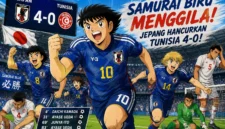 Jepang Hancurkan Tunisia 4-0, Peta Grup F Berubah (Foto: Ilustrasi AI)