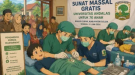 Unand Gelar Sunat Massal Gratis untuk 70 Anak di Solok (Foto: Ilustrasi AI)