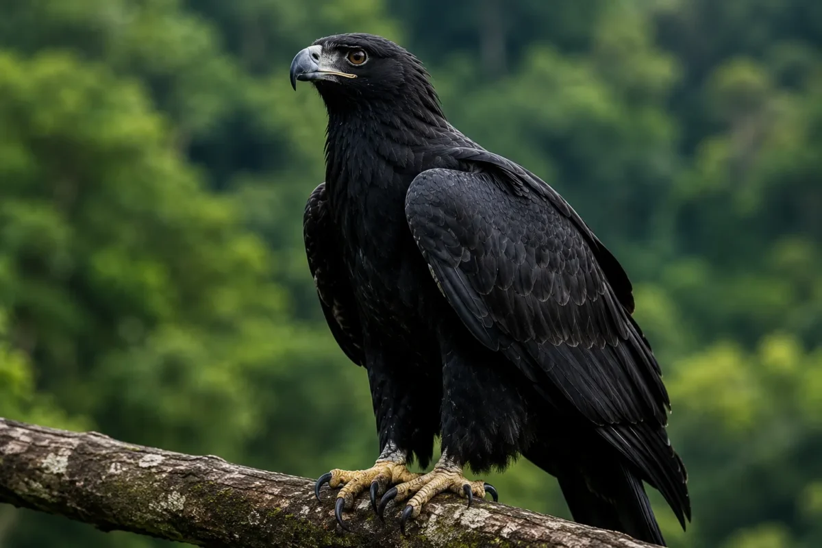Mengenal Elang Hitam, Burung Pemangsa Unik dengan Cakar Khusus Pemburu Telur (Foto: Ilustrasi AI)
