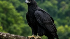 Mengenal Elang Hitam, Burung Pemangsa Unik dengan Cakar Khusus Pemburu Telur (Foto: Ilustrasi AI)