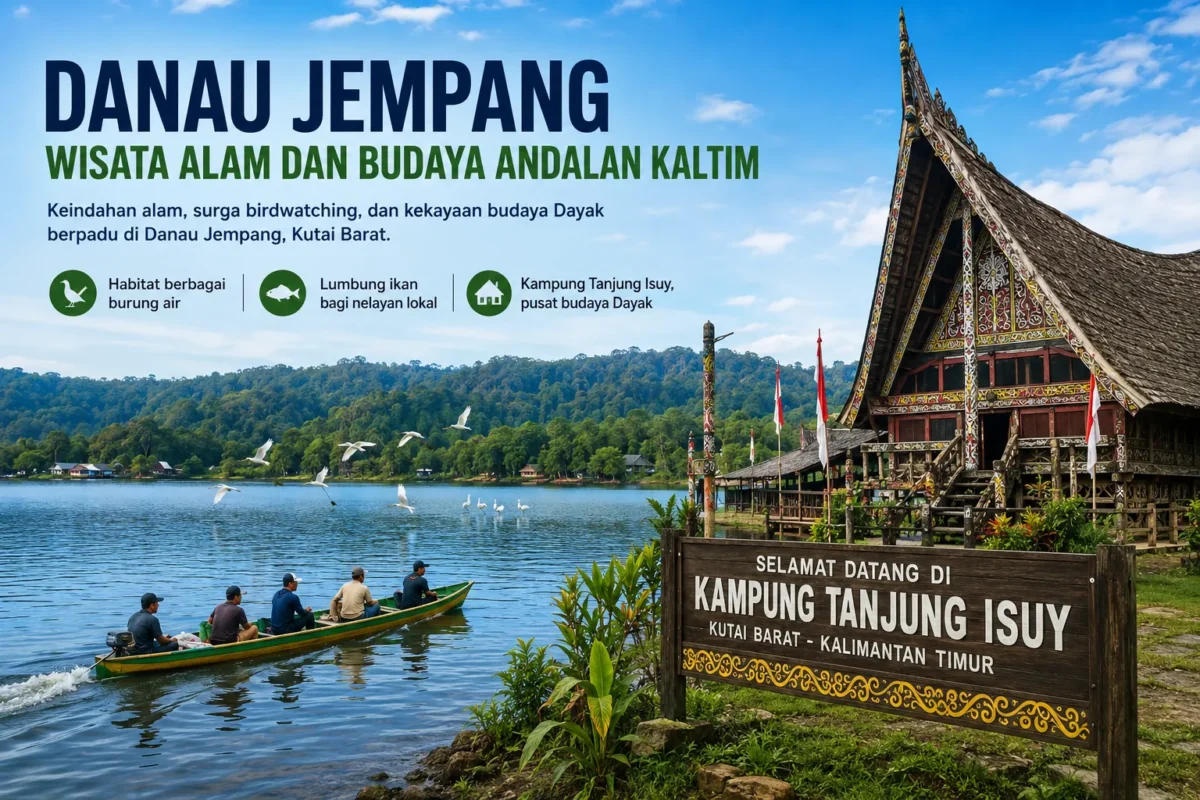 Danau Jempang, Wisata Alam dan Budaya Andalan Kaltim