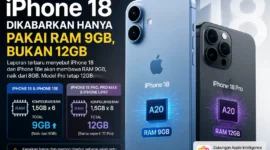 iPhone 18 Dikabarkan Hanya Pakai RAM 9GB, Bukan 12GB 
(Foto: Ilustrasi AI)