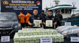 Bareskrim Gagalkan Penyelundupan 325 Kg Sabu dari Thailand