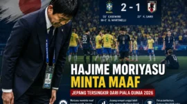 Hajime Moriyasu Minta Maaf usai Jepang Tersingkir dari Piala Dunia 2026, Langsung Bidik Piala Asia (Foto: Ilustrasi Ai)