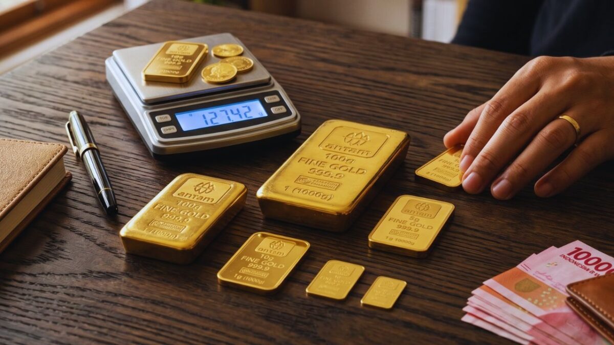 Ilustrasi. Harga Emas Antam Hari Ini Naik Jadi Rp2.711.000 per Gram (Foto: Ai)