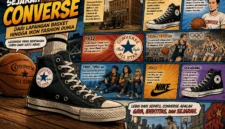 Sejarah Sepatu Converse: Dari Lapangan Basket hingga Ikon Fashion Dunia (Foto lustrasi Ai)