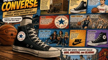 Sejarah Sepatu Converse: Dari Lapangan Basket hingga Ikon Fashion Dunia (Foto lustrasi Ai)
