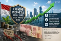 Ekonomi Indonesia Dinilai Jauh dari Krisis 1998 (Foto: Ilustrsi Ai)