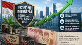 Ekonomi Indonesia Dinilai Jauh dari Krisis 1998 (Foto: Ilustrsi Ai)
