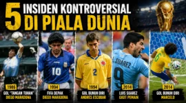 5 Insiden Paling Kontroversial dalam Sejarah Piala Dunia (Ilustrasi Ai)