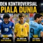 5 Insiden Paling Kontroversial dalam Sejarah Piala Dunia (Ilustrasi Ai)