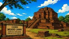 Candi Muaro Jambi, Kompleks Buddha Terluas di Asia Tenggara (Foto: rri.co.id/ilustrasi Ai)