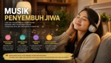 Musik dan Kesehatan Mental, Terapi Emosional Alami (Foto : Ilustrasi Ai)