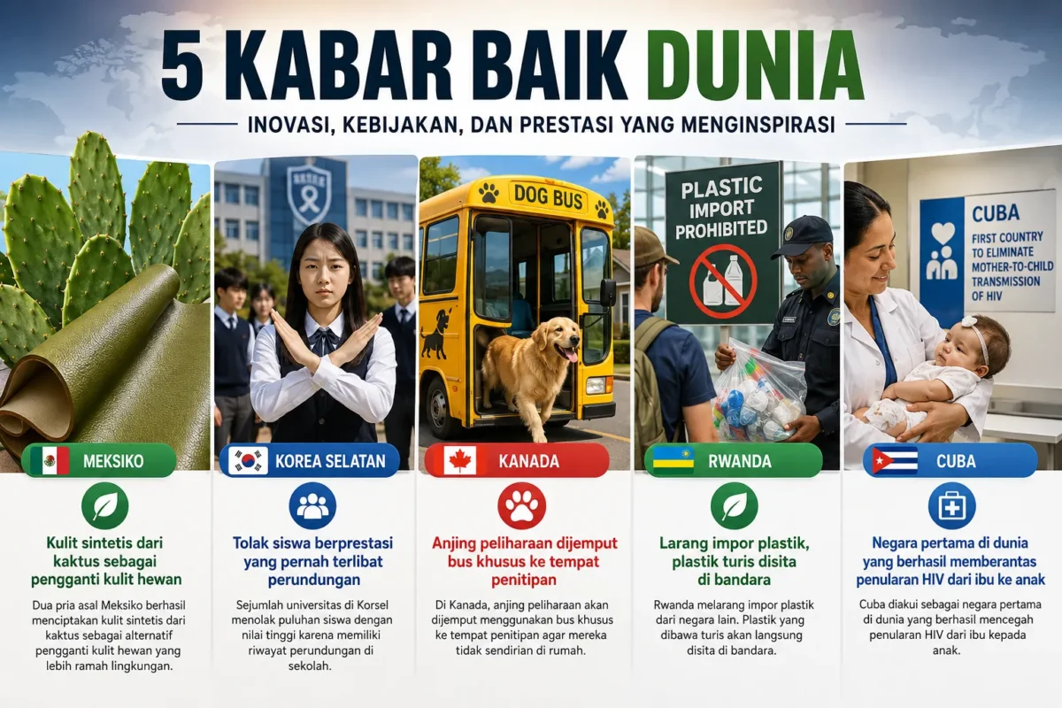 5 Kabar Baik dari Berbagai Negara yang Jarang Tersorot (Foto: Ilustrasi AI)