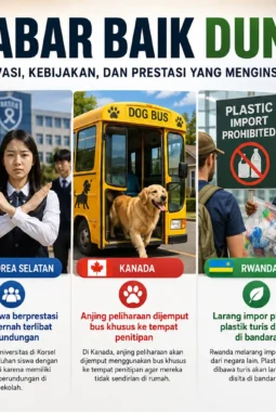 5 Kabar Baik dari Berbagai Negara yang Jarang Tersorot