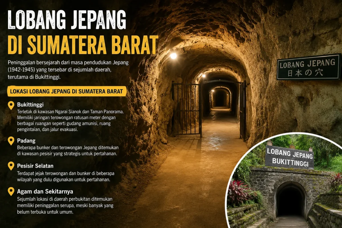 Menelusuri Persebaran Lobang Jepang yang Masih Bertahan di Sumatera Barat (Ilustrasi: Ai)