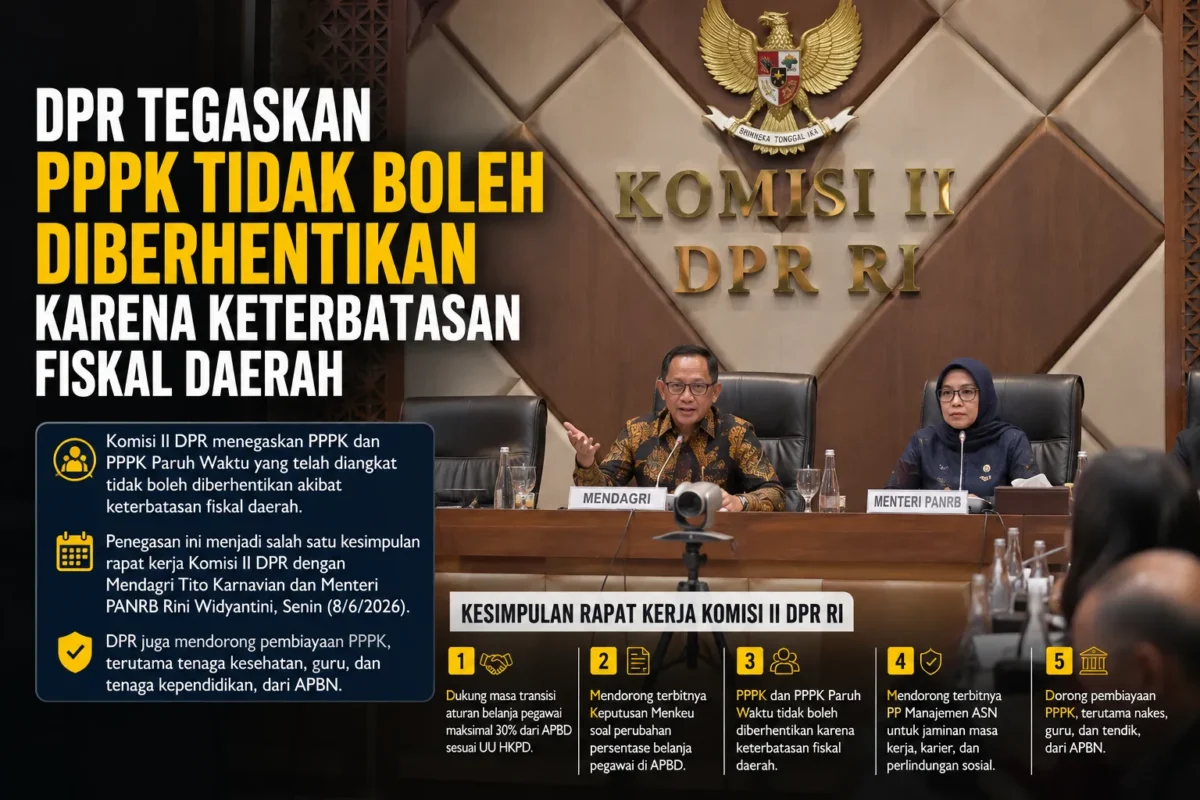 DPR Larang Daerah Memberhentikan PPPK Akibat Keterbatasan Anggaran (Foto: Ilustrasi AI)