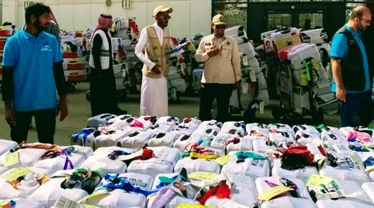 Kemenhaj Minta Maaf, Bagasi Jemaah Haji Tertinggal di Arab Saudi ( Foto : Dok. MCH 2026)