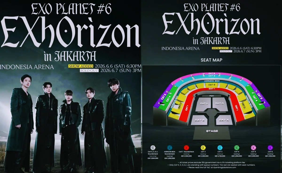 Calo Tiket EXO Jakarta Disorot, Dijual hingga Rp10 Juta (Foto: instagram.com/dyandrahglobal/idmtimes)
