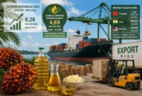 Ekspor Kelapa Sawit Riau Jadi Penopang Utama Kinerja Perdagangan Luar Negeri (Foto: Ilustrasi Ai )