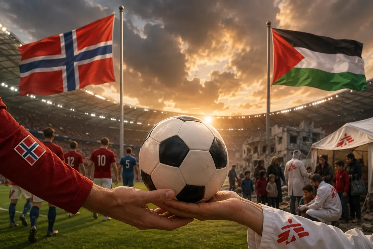 Norwegia Donasikan Laba Laga Lawan Israel untuk Gaza (Foto: Ilustrasi Ai)