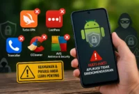 Ahli Android Ungkap 5 Aplikasi Populer yang Sebaiknya Dihindari (Foto: Ilustrasi AI)