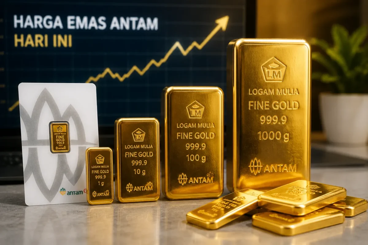 Harga Emas Antam Hari Ini Naik Jadi Rp 2.614.000 per Gram (Foto: Ilustrasi Ai)