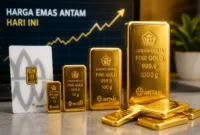 Harga Emas Antam Hari Ini Naik Jadi Rp 2.614.000 per Gram (Foto: Ilustrasi Ai)