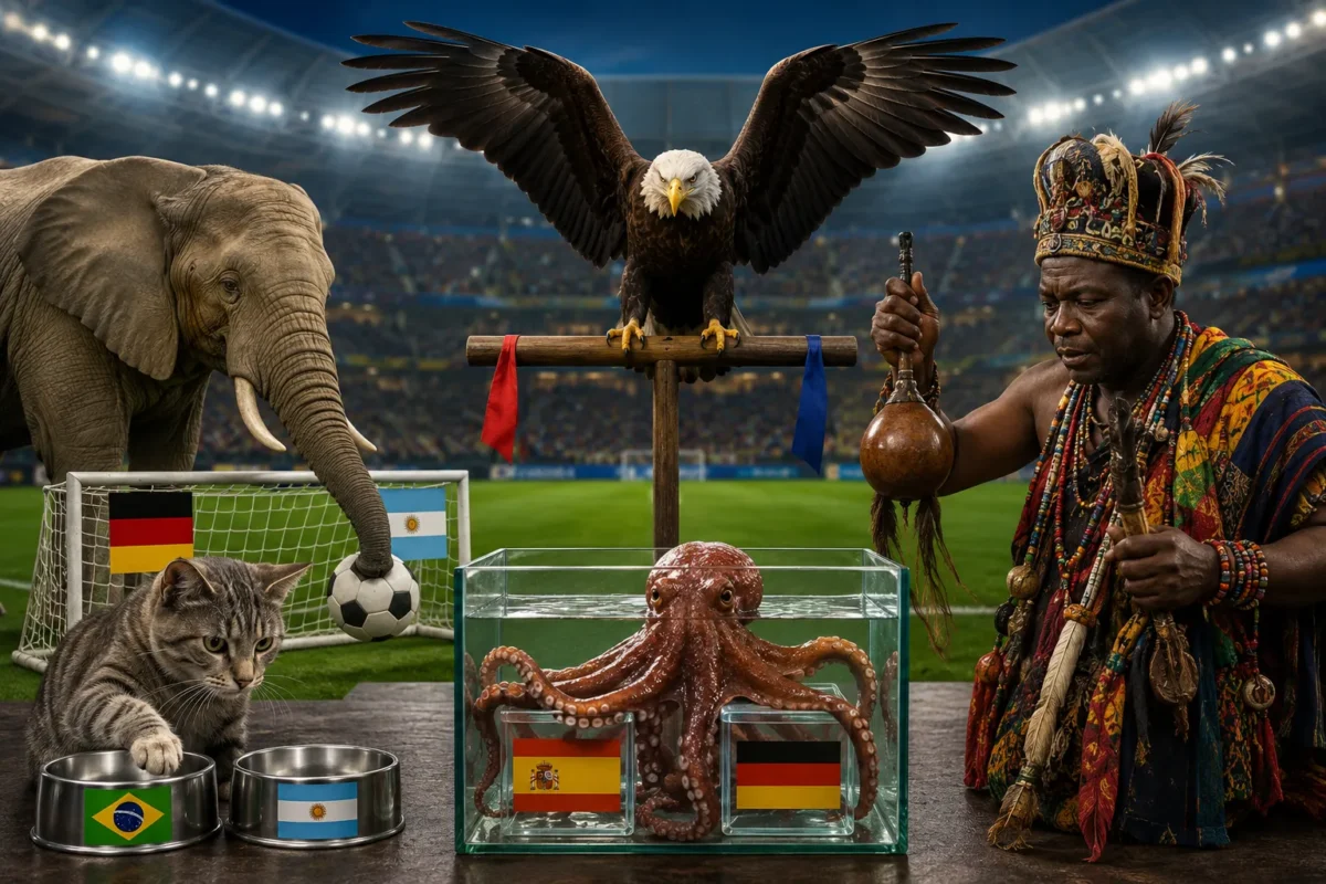 Daftar Peramal Piala Dunia Paling Fenomenal, Siapa Paling Akurat? (Foto: Ilustrasi AI)