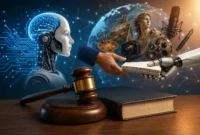 Revisi UU Hak Cipta Bakal Atur AI dan Kompensasi bagi Penerbit Berita (Foto: Ilustrasi Ai)