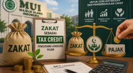 MUI Usulkan Zakat Jadi Pengurang Langsung Pajak (Foto: Ilustrasi AI)