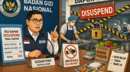 BGN Suspend 833 Dapur MBG, Pelanggar Tak Lagi Dibayar (Foto : Ilustrasi AI)