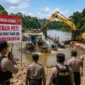 Polres Kuansing Musnahkan 24 Rakit Tambang Emas Ilegal (Foto: Ilustrasi Ai)