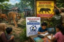 Harimau Sumatera Masuk Permukiman, Sekolah di Inhil Ditutup (foto : Ilustrasi AI)