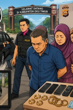 Polres Kerinci Ringkus Tiga Perampok Emas Rp75 Juta