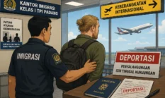 Imigrasi Padang Deportasi WN Swedia karena Salahgunakan Visa
