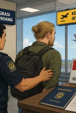 Imigrasi Padang Deportasi WN Swedia karena Salahgunakan Visa