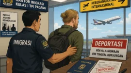 Imigrasi Padang Deportasi WN Swedia karena Salahgunakan Visa (Foto: Ilustrasi AI)