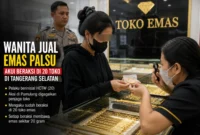 Jual Emas Palsu, Perempuan di Tangsel Mengaku Sudah Datangi 20 Toko Emas ( Foto: Ilustrasi AI)