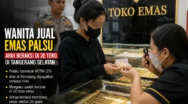 Jual Emas Palsu, Perempuan di Tangsel Mengaku Sudah Datangi 20 Toko Emas ( Foto: Ilustrasi AI)