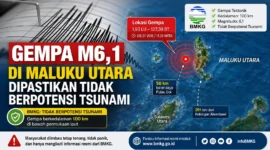 Gempa M6,1 di Maluku Utara Dipastikan Tak Berpotensi Tsunami (Foto: Ilustrasi AI)