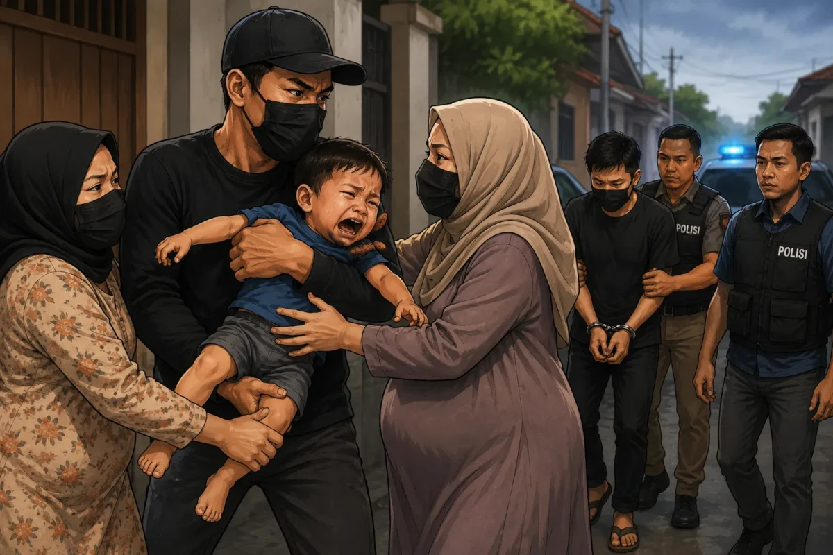 Bayi 2 Tahun di Makassar Diduga Dijadikan Jaminan Arisan (Foto: Ilustrasi AI )